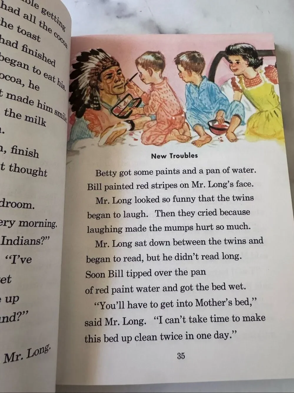 On we Go vintage 50s 60s hardback school book children’s educational Dick Jane e